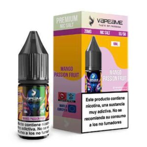 Premium E-Liquid 10ML, 20mg nicotina, Mango Passion Fruit