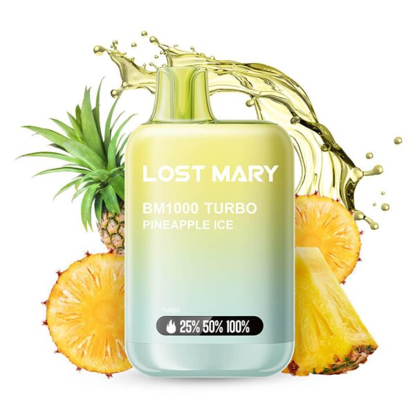 Vaper Lost Mary BM1000 TURBO Pineapple Ice 20mg